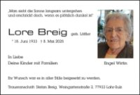 eine Anzeige